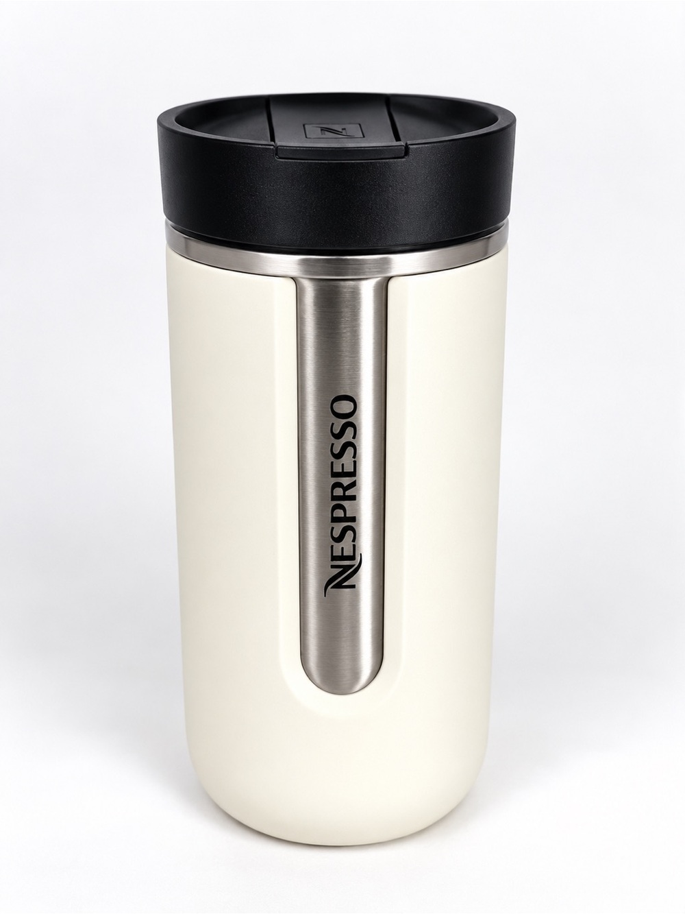Nespresso Nomad Travel Mug Medium Vanilla Ice 400ml Stainless Steel Tumbler
